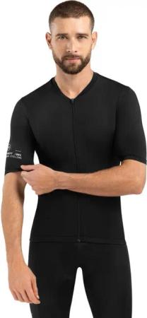 Herren Radsport kurzärmeliges radtrikot für Core Pordoi Schwarz