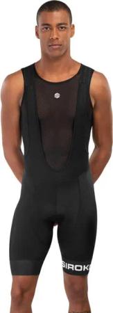 Herren Radsport kurze fahrradträgerhose für Aspen Schwarz