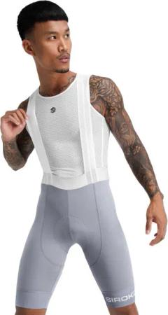 Herren Radsport kurze fahrradträgerhose für BX Fassa Grau