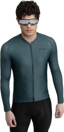 Herren Radsport langärmeliges radtrikot für M2 Gravel Armeegrün