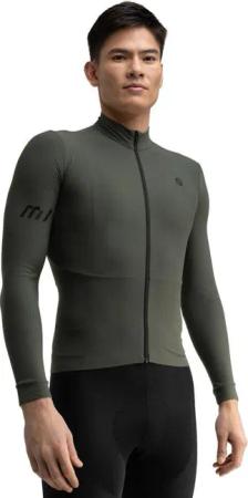 Herren Radsport thermo-langarmradtrikot für M7 Spinacia Grau