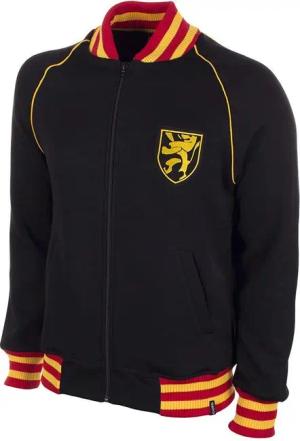 Herren - Retro Fußballjacke - Belgien 1960 - Schwarz