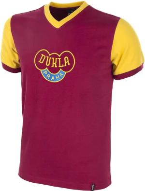 Herren - Retro Fußballtrikot - Dukla Prag 1960 - Rot
