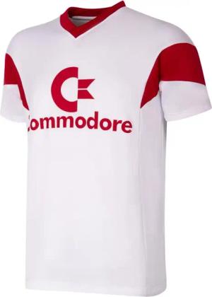 Herren - Retro Fußballtrikot - FC Bayern München 1987/88 - Weiß