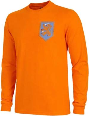 Herren - Retro Fußballtrikot - Holland 1966 - Langarm - Orange