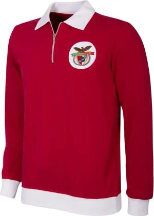Herren - Retro - Langarmtrikot - SL Benfica 1962/63 - Rot