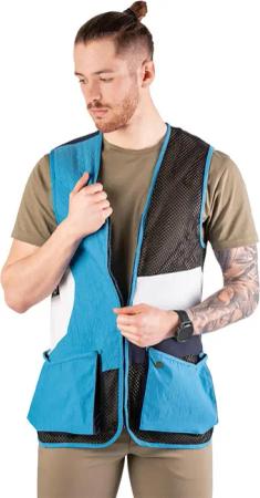 Herren Schießweste Tagart Falcon Blue aus elastischer Stoff