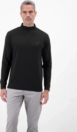 Herren-Shirt mit modischem Turtleneck - Black
