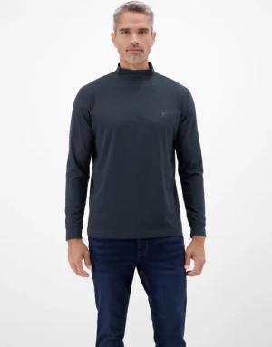 Herren-Shirt mit modischem Turtleneck - Classic Navy