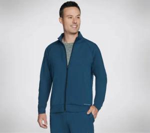 Herren SKECHERS THE HOODLESS HOODIE WEEKEND Dunkelblau