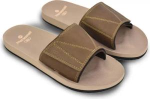 Herren Strand Flip Flops BRASILERAS in braun mit Gummisohle