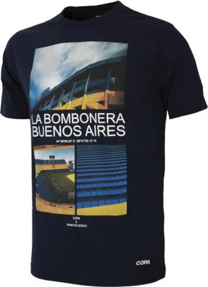 Herren - T-shirt - Bombonera - Kurzarm - Blau