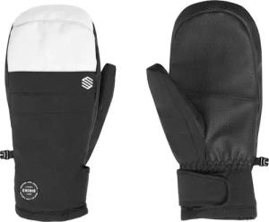 Herren und Damen Wintersport Snowboard- und Ski-Winterfäustlinge PITZTAL White