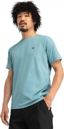 Herren Wandern kurzärmeliges wander-t-shirt für Bay Blau