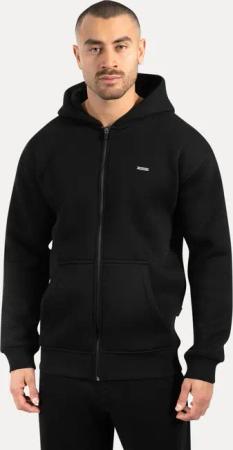 Herren Zip Hoodie Ilyas Schwarz