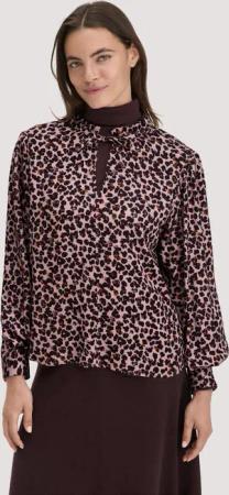 hessnatur Damen Bluse Relaxed aus LENZING™ ECOVERO™ Viskose - rosa - Größe 36