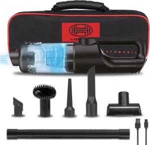 HEYNER Handstaubsauger Akku Staubsauger 120W 16.000 Pa Auto Gebläse Hepa-Filter bürstenlos, 120 W, Beutellos mit Filter