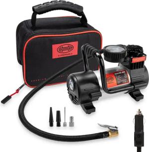 HEYNER Kompressor Auto Kompressor 12V elektr. Luftpumpe 9 bar + LED Beleuchtung, 144 W, max. 9 bar, 1-tlg.