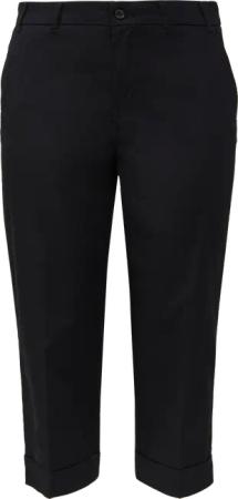 High-Rise-Culotte aus Baumwollstretch mit Bügelfalten