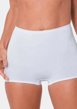 Highwaist Pagenslip - weiß - Gr. 42/44 von Goldner Fashion