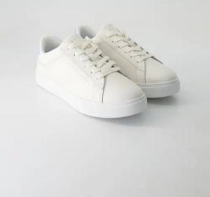 Hilfiger Schuhe - Essential Court Sneaker Leder (Weiß, Gr. 38)