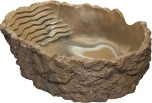 HOBBY Terrariendeko Badeschale, 2000 ml grau-beige