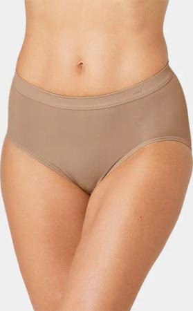 Hochwertiger, glatter Taillenslip - camel - Gr. 38 von Goldner Fashion