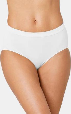 Hochwertiger, glatter Taillenslip - weiß - Gr. 38 von Goldner Fashion