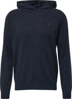 Hochwertiger Strickhoodie aus Merino-Kaschmir-Mix