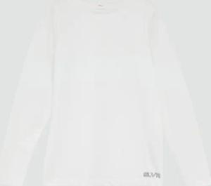 Hochwertiges Langarmshirt aus reiner Baumwolle