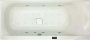 Hoesch Whirlpool iSensi Oval 1900x1200&Laola II weiß/verchromt/Motor re./li.