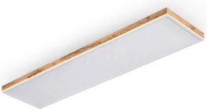 hofstein Deckenleuchte »Vacil« Deckenlampe aus Metall/MDF/Kunststoff in Weiß/Holzoptik, CCT 2700-6500 Kelvin