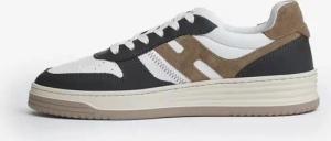 Hogan Low-Top Sneaker - Basket Leather Blue White Beige - Gr. 6 - in Weiß - für Damen