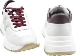 Hogan Low-Top Sneaker - 'Bordo' Cream Low Shoes - Gr. 40 (EU) - in Weiß - für Damen