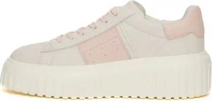 Hogan Low-Top Sneaker - H Stripes Pelle Bianco Banda Rosa - Gr. 37,5 (EU) - in Weiß - für Damen