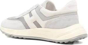 Hogan Low-Top Sneaker - Layered Silk And Nylon Sneakers - Gr. 8 - in Weiß - für Damen