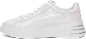 Hogan Low-Top Sneaker - Rebel White Leather And Rhinestones Sneakers - Gr. 35 (EU) - in Weiß - für Damen