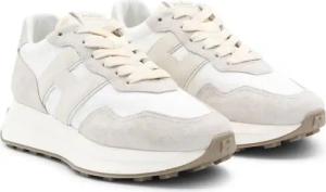 Hogan Low-Top Sneaker - White And Beige Leather Sneakers - Gr. 38,5 (EU) - in Weiß - für Damen