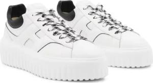 Hogan Low-Top Sneaker - White And Black Leather Sneakers - Gr. 40 (EU) - in Weiß - für Damen