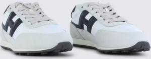 Hogan Low-Top Sneaker - White And Black Leather Sneakers - Gr. 8 - in Weiß - für Damen