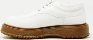 Hogan Low-Top Sneaker - White Fabric And Faux Leather Untraditional Sneake - Gr. 10 - in Weiß - für Damen