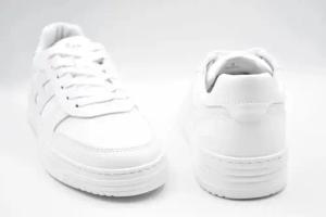 Hogan Low-Top Sneaker - White Minimalist Laced Sneakers - Gr. 6 - in Weiß - für Damen