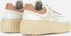 Hogan Low-Top Sneaker - White Sneakers With Rose Gold Accents - Gr. 39 (EU) - in Weiß - für Damen