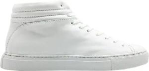 hoher Sneaker aus Leder "nat-2 Sleek all white" in weiß