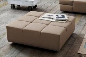 Home affaire Polsterhocker Ancona, passend zur "Ancona"-Polsterserie, auch in Cord + Easy Care