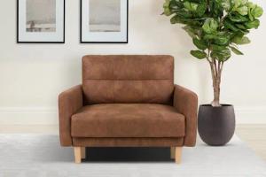 Home affaire Sessel TRIPLO Relaxsessel mit Wellenunterfederung, Maße B/T/H: 95/100/89 cm, Polstersessel mit Steppung im Rückenkissen, hohe Qualität