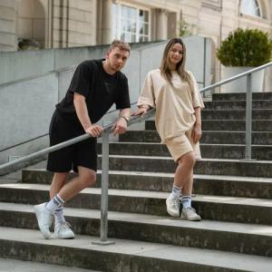 HOME DELUXE Home Wear T-Shirt – Sand, Oversize M