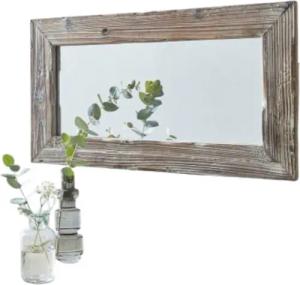 Home-trends24.de Spiegel Wandspiegel shabby chic Hängespiegel Wanddeko Holzrahmen