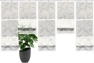 HOME WOHNIDEEN Magnetrollo RANA, mit Stangendurchzug, MAGNETROLLO SET,BAMBUSOPTIK,AUSBRENNER