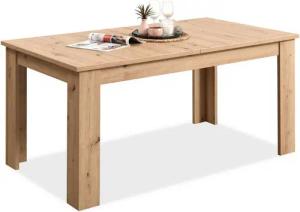 Homestyle4u Esstisch Esszimmertisch 90x160 bis 90x200 bis 8 Personen Küche Holz erweiterbar, ausziehbar